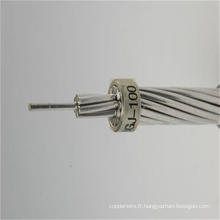 Câble coaxial ACs en aluminium plaqué fil de brin en acier pour conducteur au sol aérien